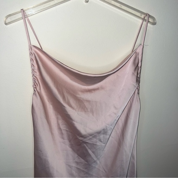 Forever 21 Slip Dress Pink Shimmery Size Medium - Picture 11 of 11